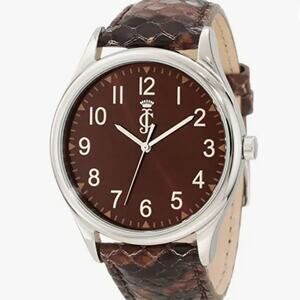 Juicy Couture Women's Darby Python Embossed Watch